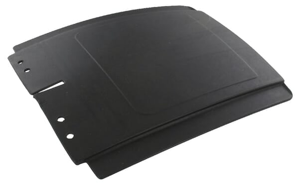 Stk.nr 1258651: Stænkflap 200mm, sort, AL-KO, PVC.