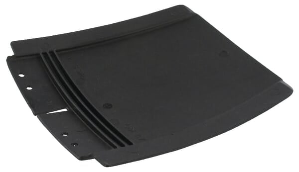 Stk.nr 1258651: Stænkflap 200mm, sort, AL-KO, PVC.
