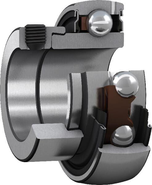 7500YET208108: Y-leje excenterring SKF YET 208-108 38,10x80x43,7/21 mm