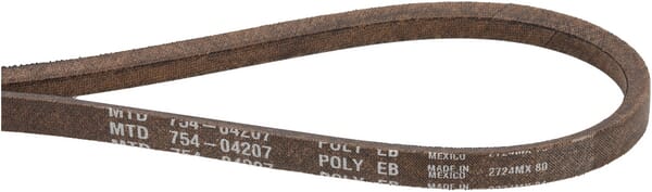 MTD-kilerem: 4lx78,9"poly, nr. 75404207, Kileremmeoversigt.