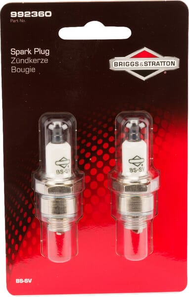 Tændrør BS-SV (2 styk) blister - 992360C - Briggs & Stratton