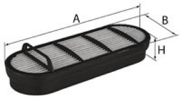 Luftfilter indv - John Deere - Luftfiltre - CF30100