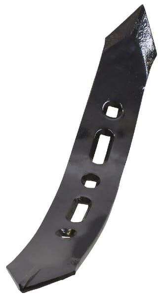 Kultivatorspids CP122KR: Vendbar 490x75x10mm, 4 huller.