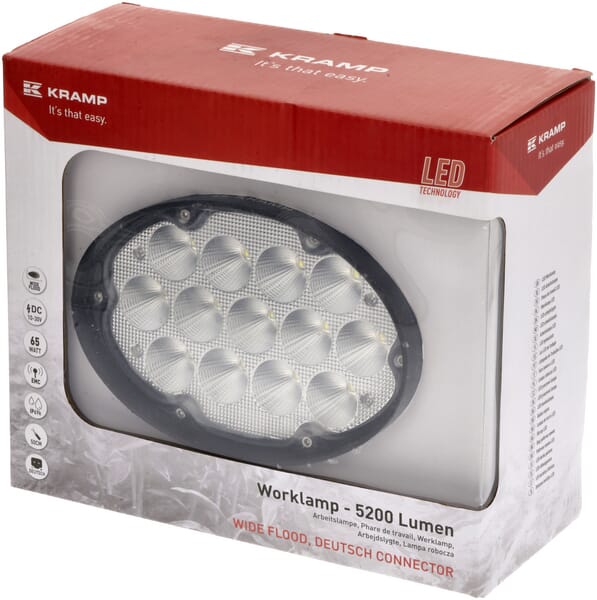 Kramp - John Deere - Arbejdslampe LED, oval - LA10432