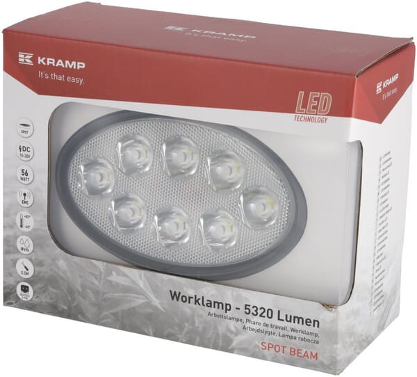 John Deere LED-arbejdslampe. Varenummer: LA10558SP.