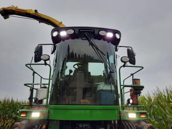 John Deere LED-arbejdslygte: LA80300, 27W, 3375lm, 18 LED.