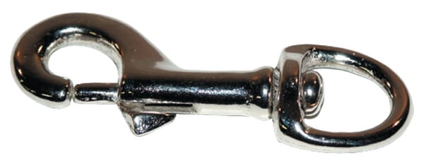 Swivel snap,nickel plated 28mm - Snapper - Karabinehage - MK28