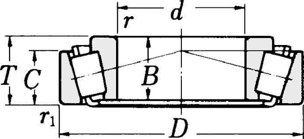 Inderring konisk leje - John Deere (OE) - NWB01496