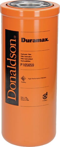 Hydraulikfilter: Donaldson P165659 til John Deere.