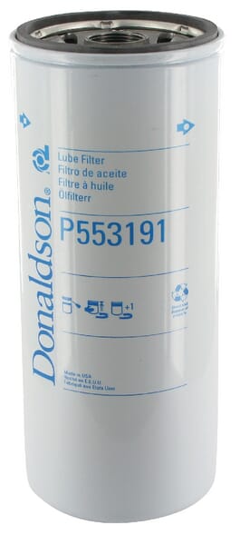 Oliefilter John Deere: P553191 Oliefiltre med tommegevind.