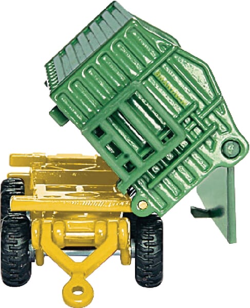 John Deere med læsser og trailer - S01843.