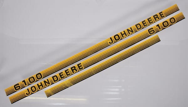 "Klistermærkesæt 'John Deere 6100' - TR6100JD."