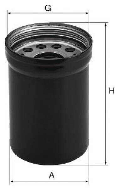 Oliefilter Mann & Hummel - John Deere - W1022.